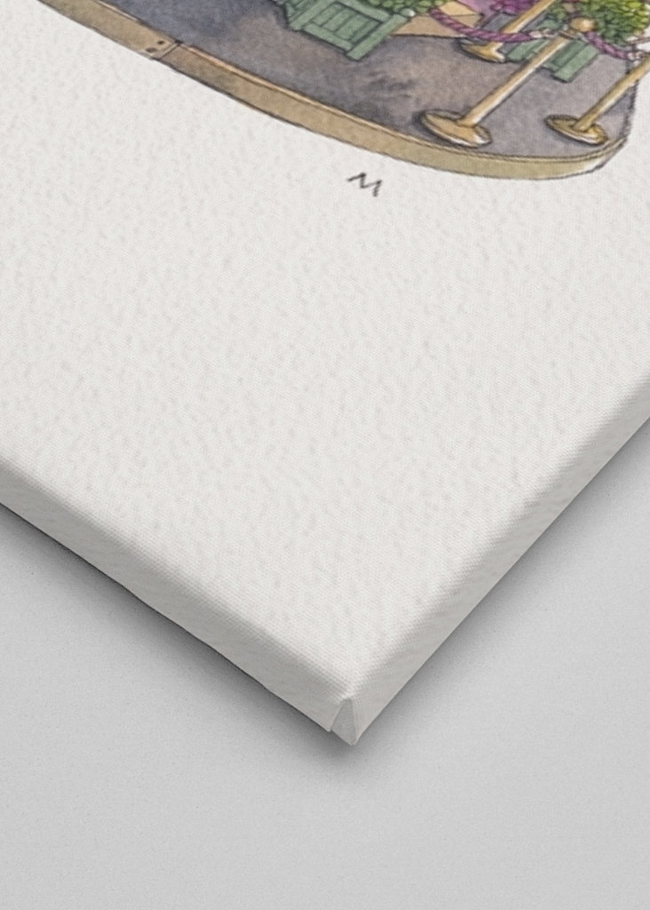 Růžová čajovna v Londýně