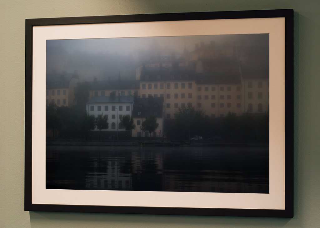 Casas antigas em Estocolmo