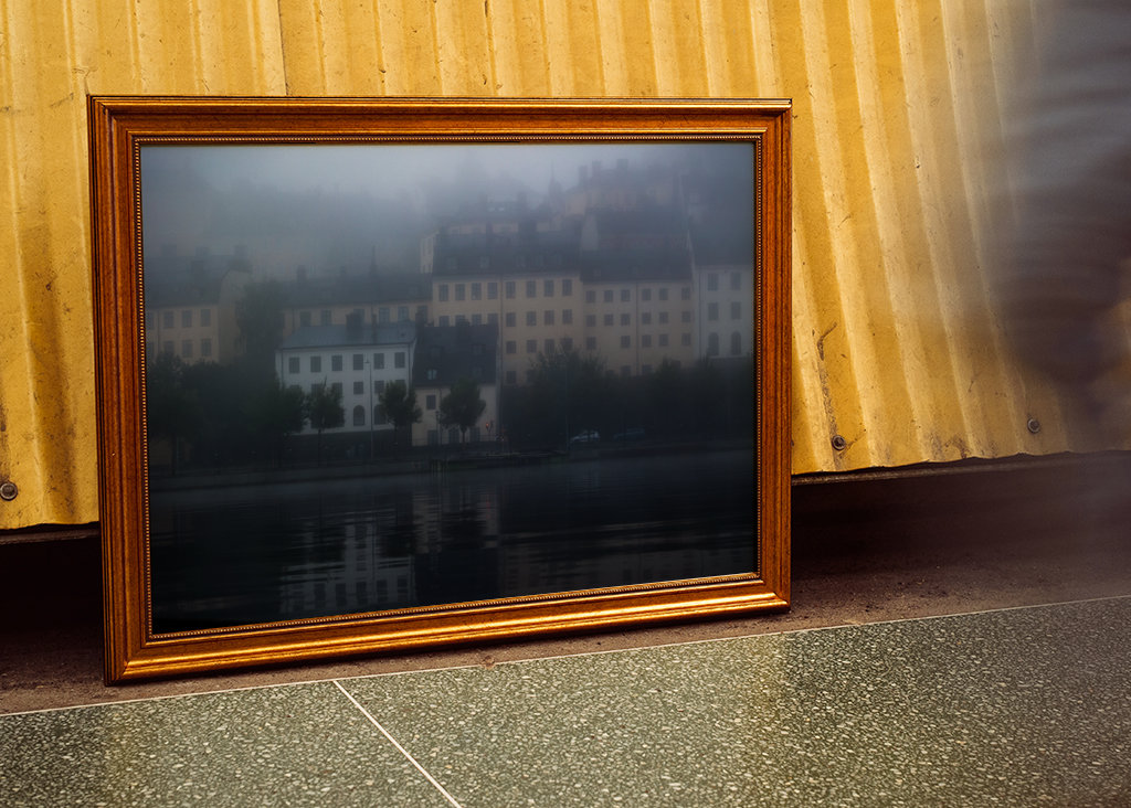 Casas antigas em Estocolmo