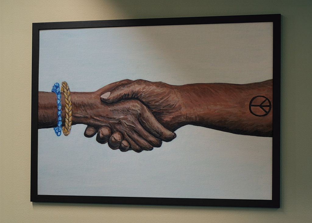 Main dans la main pour la paix