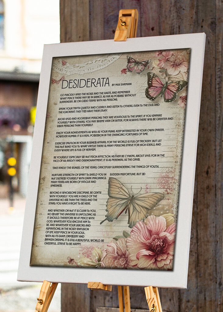 Desiderata Báseň & Motýli