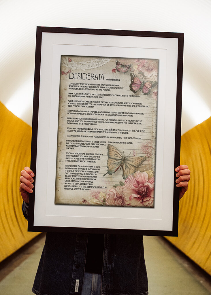 Desiderata Báseň & Motýli