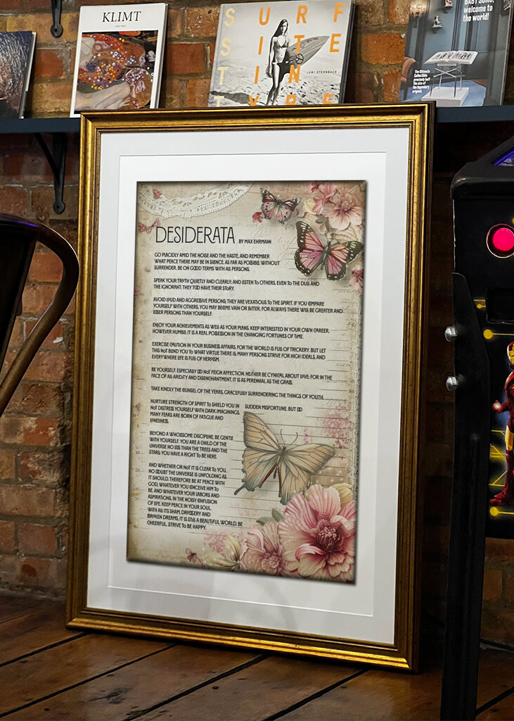 Desiderata Báseň & Motýli