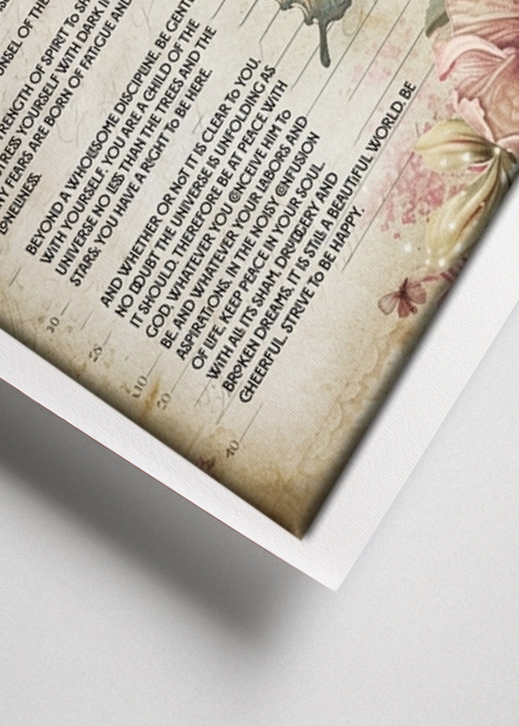 Desiderata Báseň & Motýli