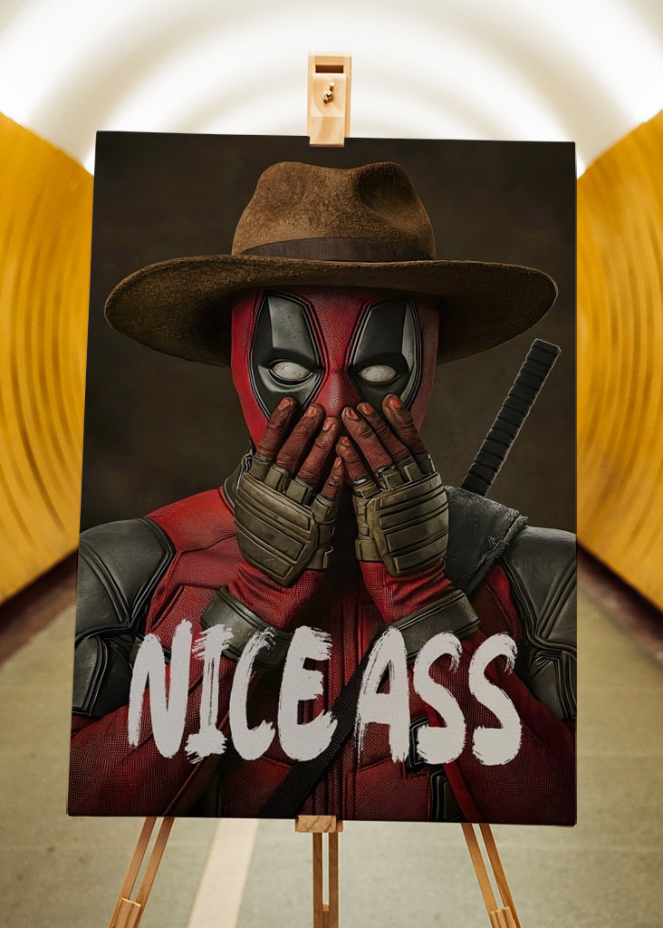 Drôle Deadpool Beau cul