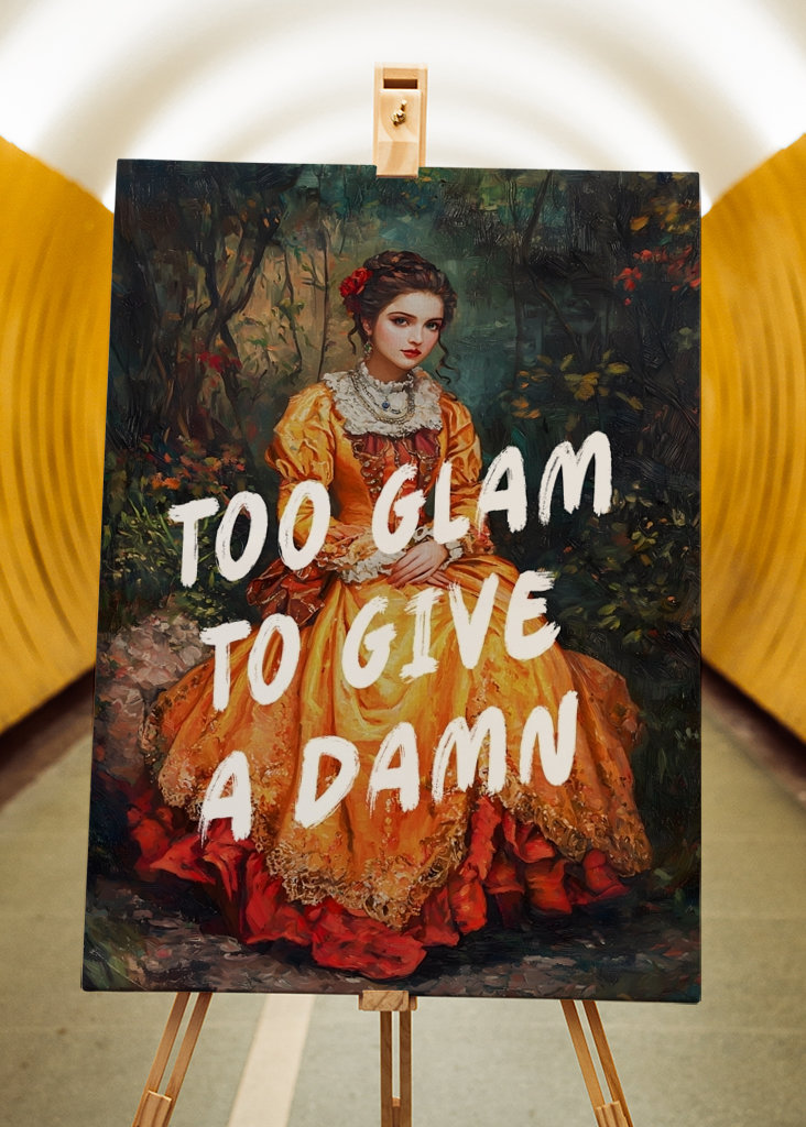 glamouroso demais para dar a mínima