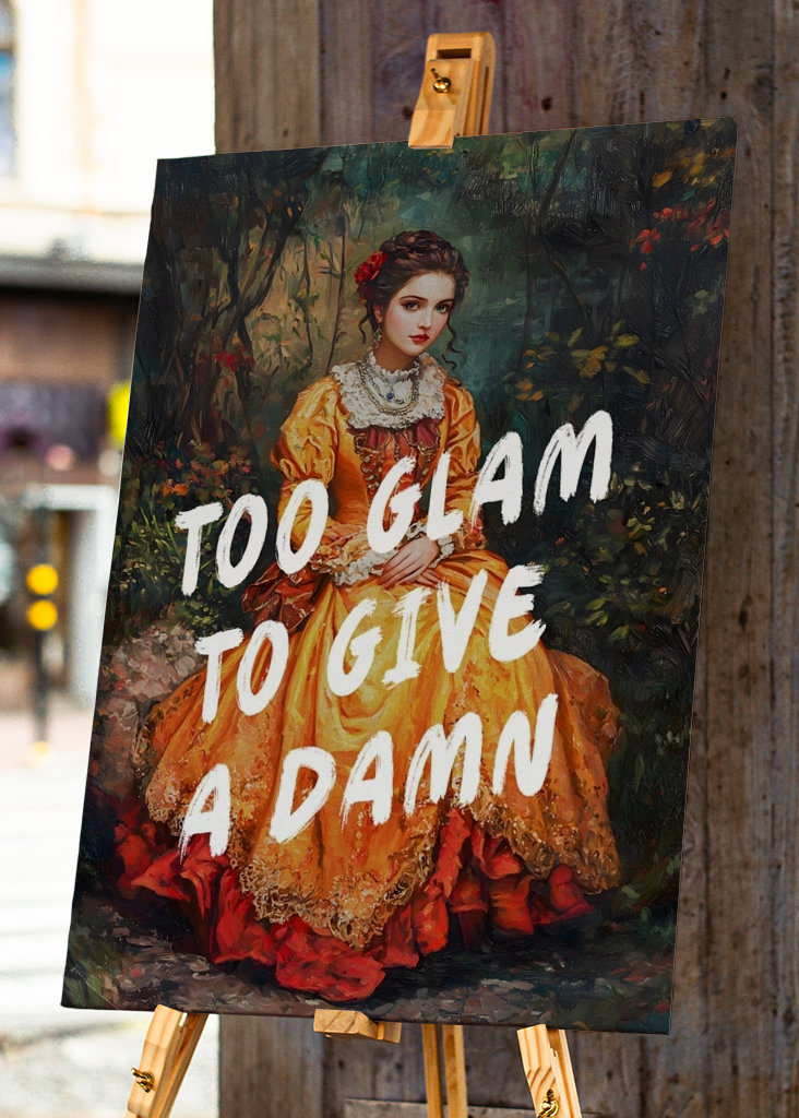 glamouroso demais para dar a mínima