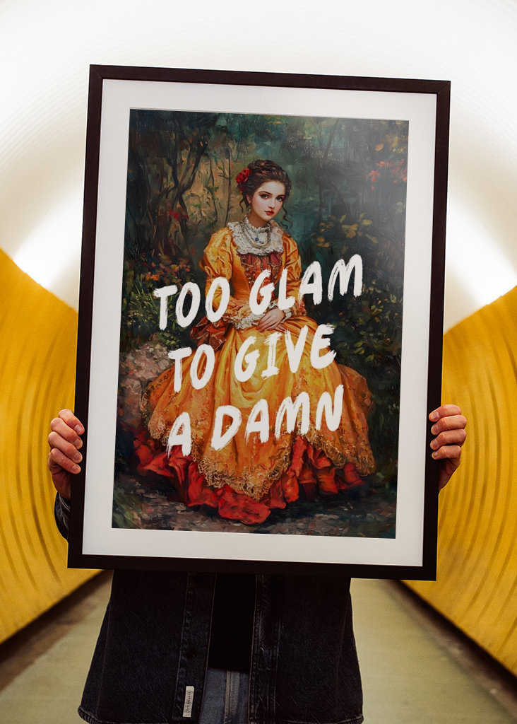 glamouroso demais para dar a mínima