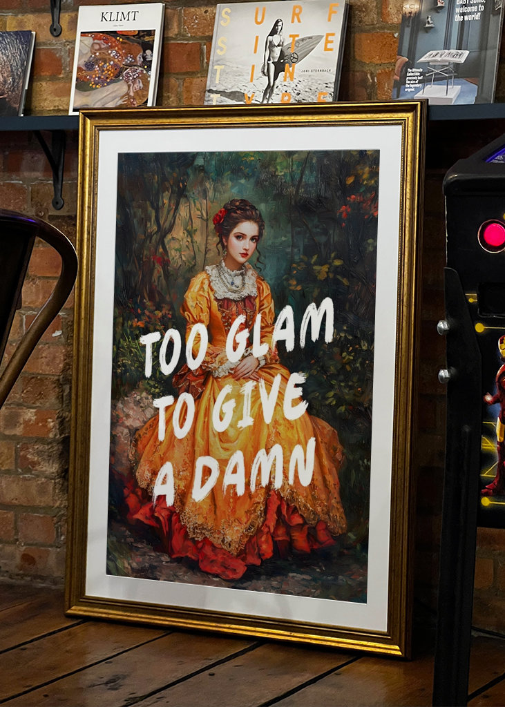 glamouroso demais para dar a mínima