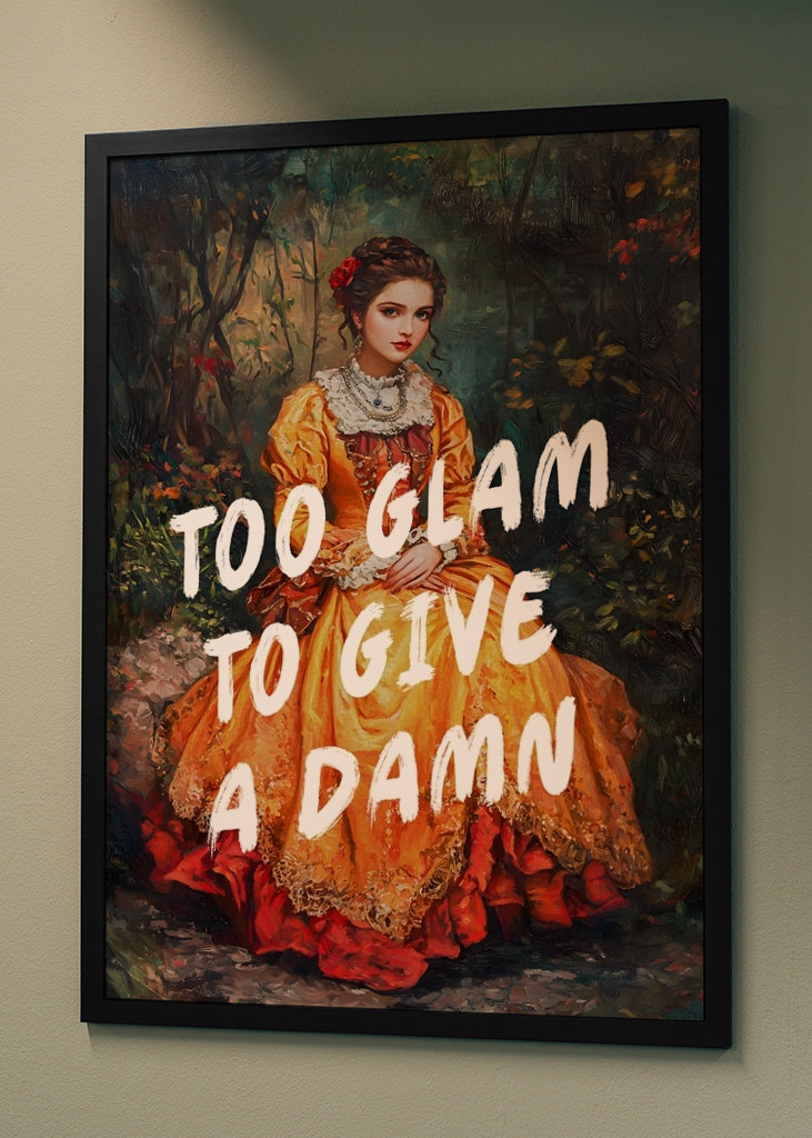 glamouroso demais para dar a mínima