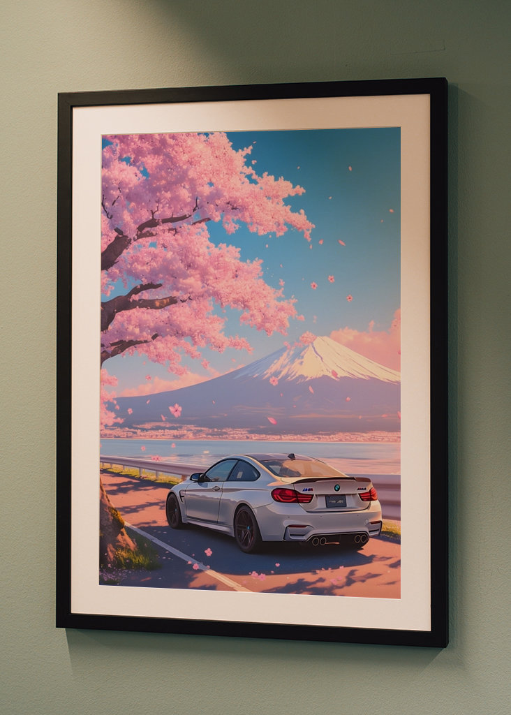 BMW M4 Japan Kunst