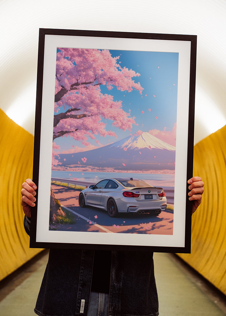 BMW M4 Japan Kunst