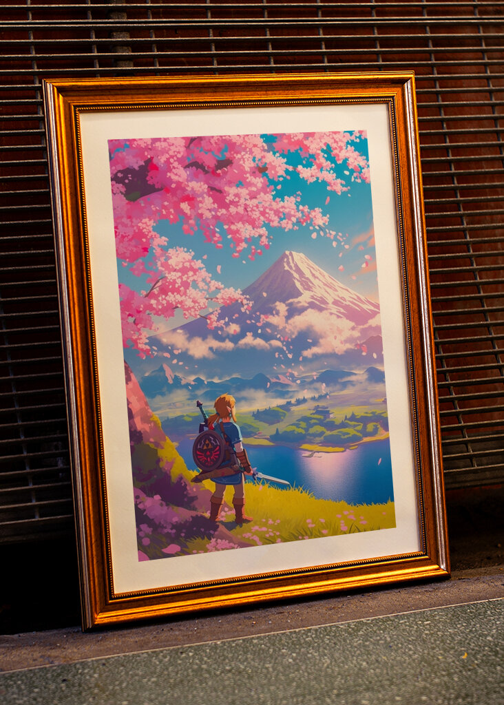 Enlace Zelda Japón Arte