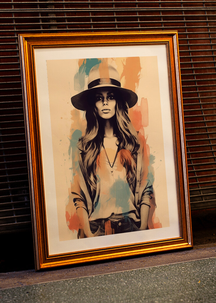 Bohemian Chic with Artistic Fl