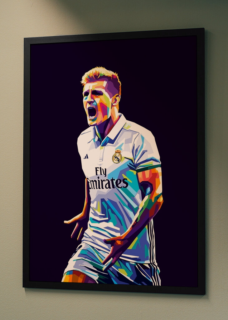 Toni Kroos Wpap Pop Art