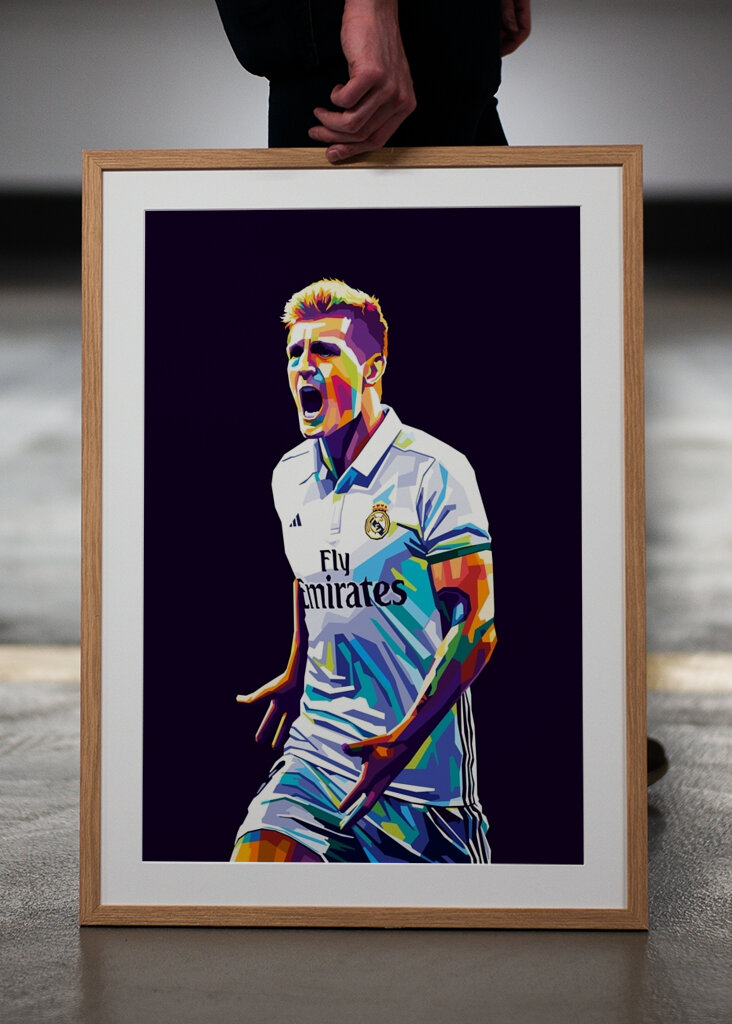 Toni Kroos Wpap Pop Art