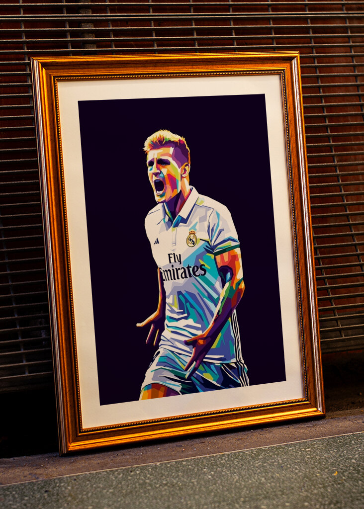 Toni Kroos Wpap Pop Art
