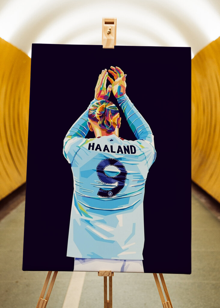 Erling Haaland Wpap Art