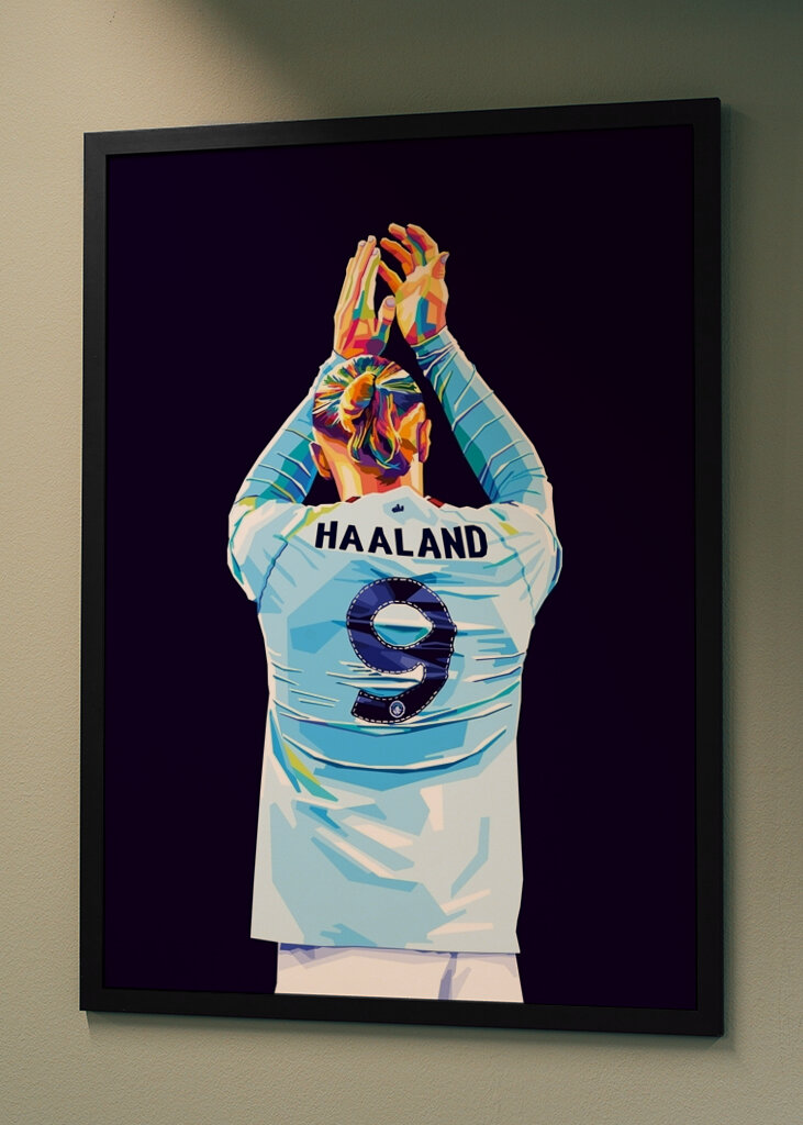 Erling Haaland Wpap Art