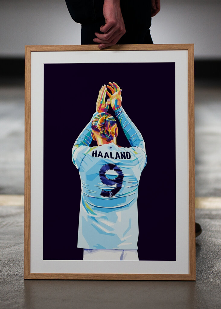 Erling Haaland Wpap Art