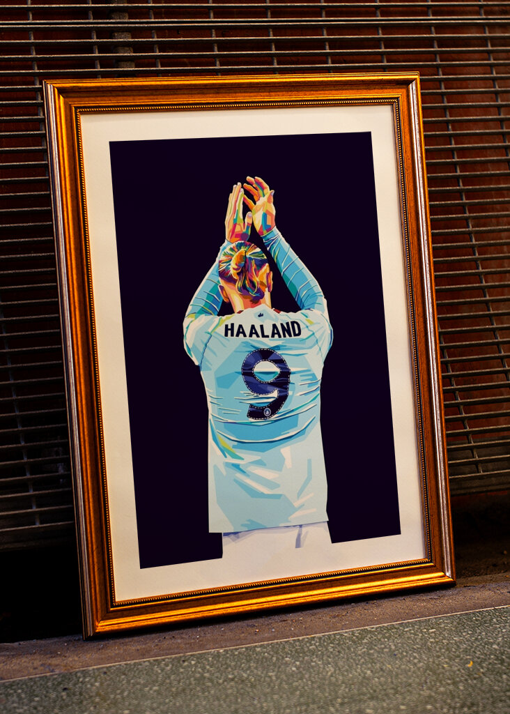 Erling Haaland Wpap Art