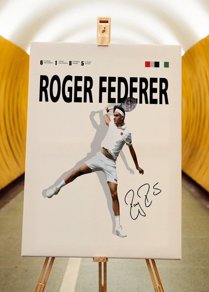 Roger Federer Minimalist