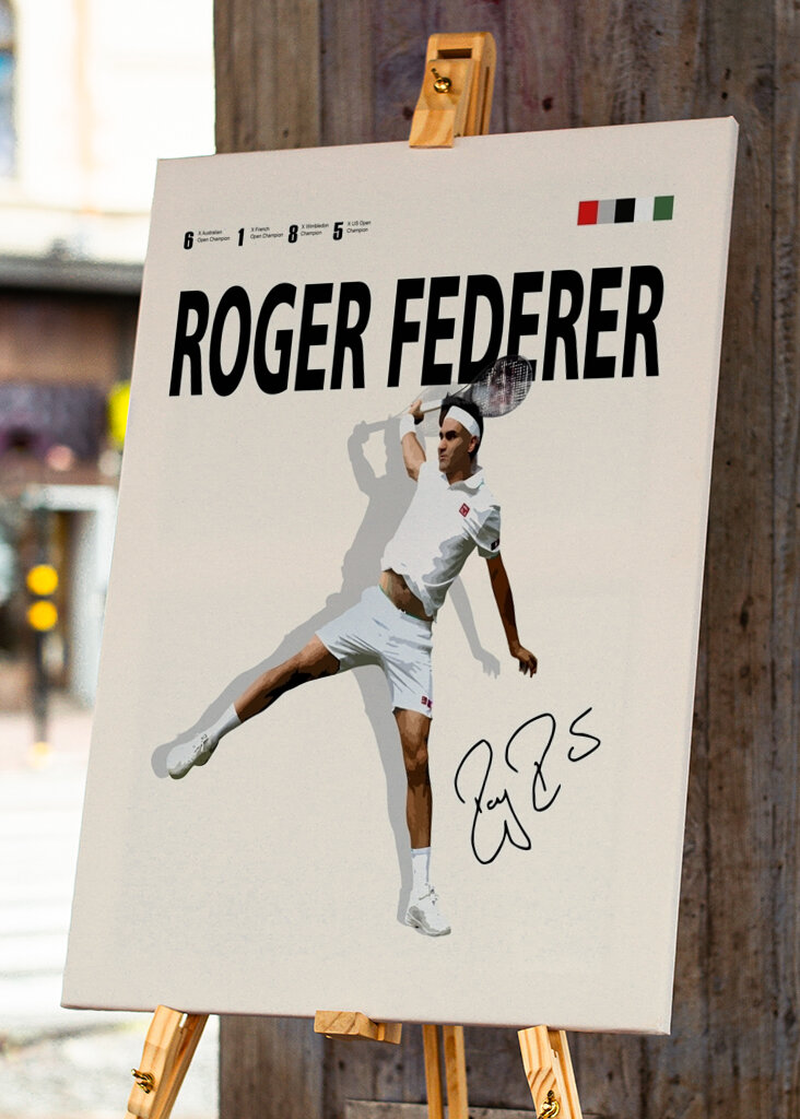 Roger Federer Minimalist