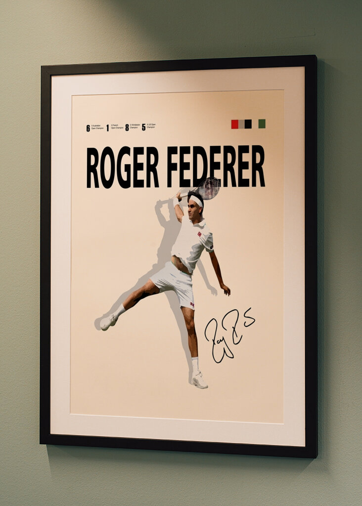 Roger Federer Minimalist