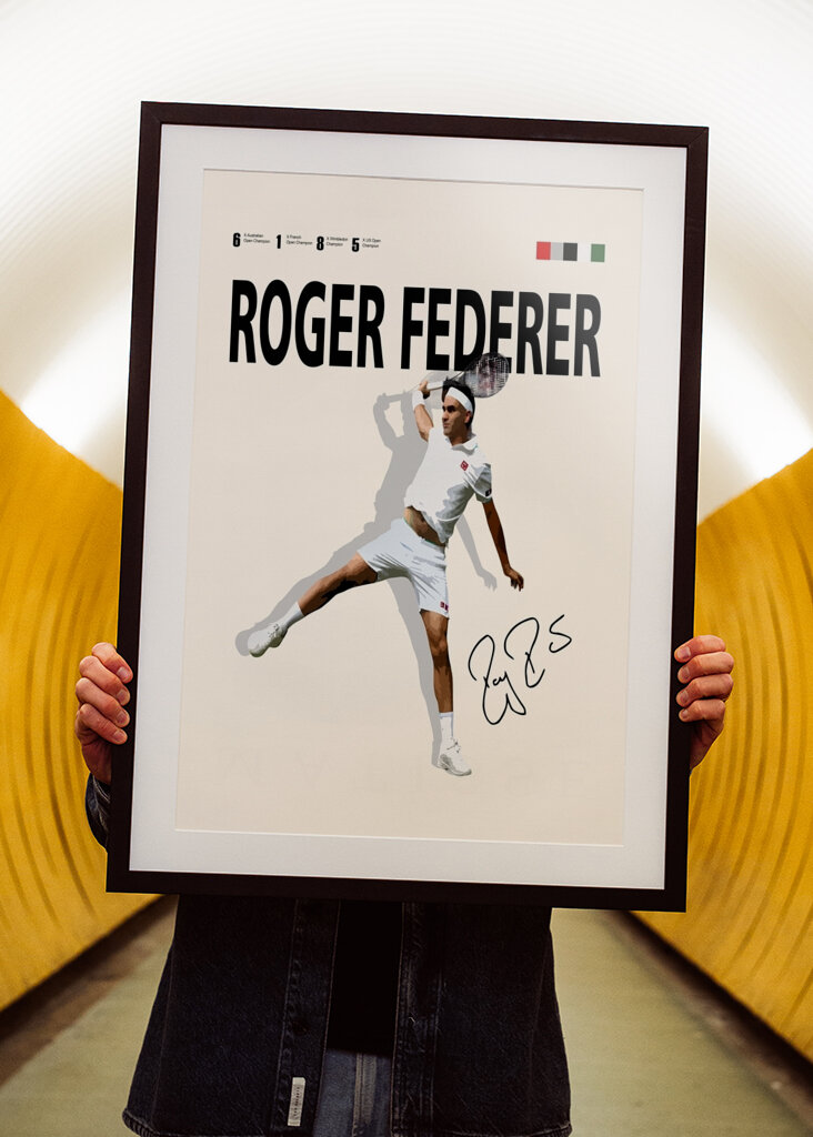 Roger Federer Minimalist