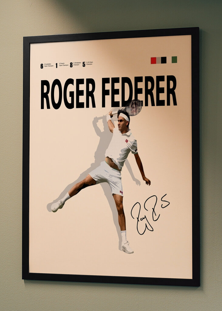 Roger Federer Minimalist