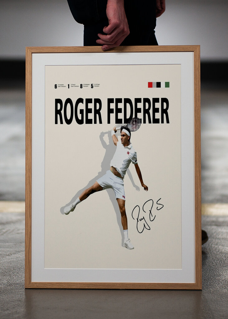 Roger Federer Minimalist