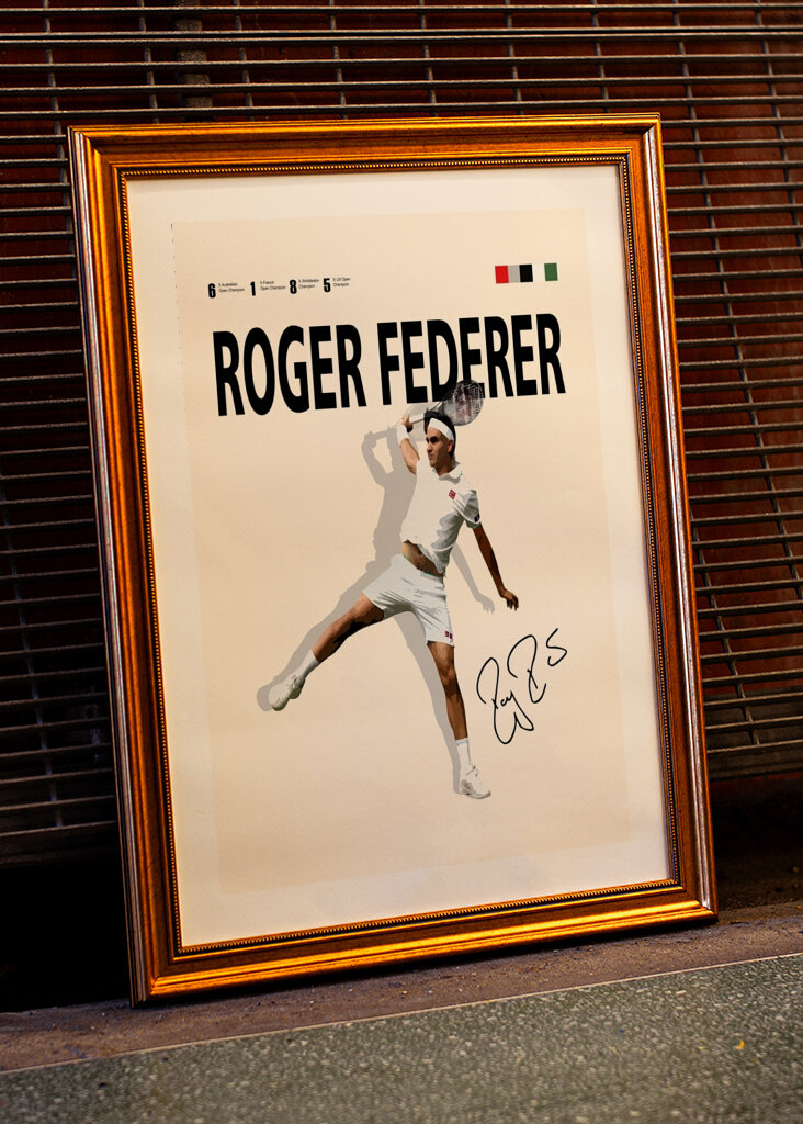 Roger Federer Minimalist