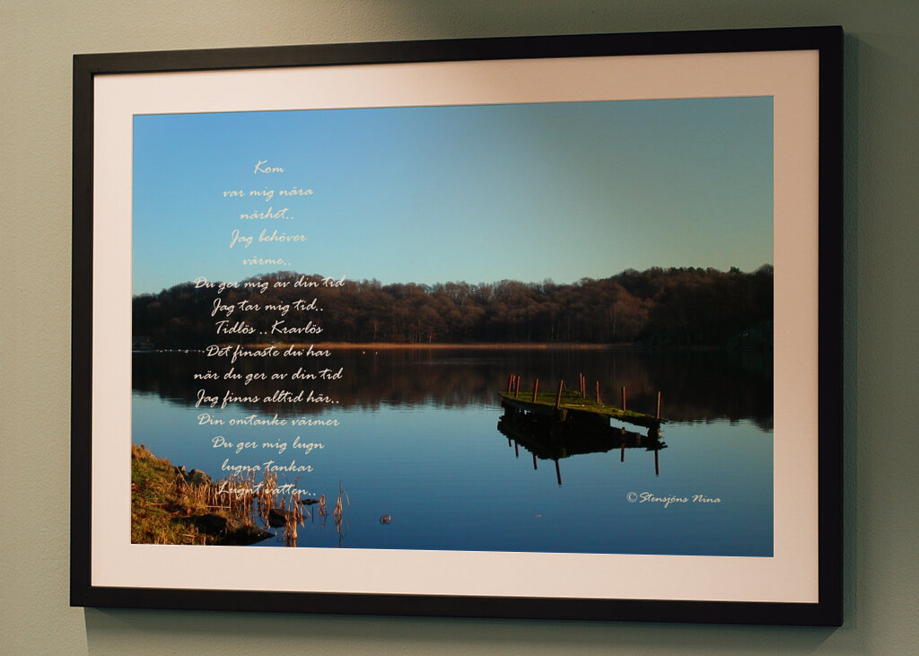 Ruhige Gedanken, ruhiges Wasser