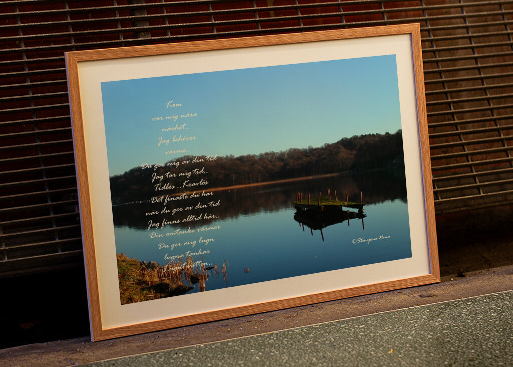 Ruhige Gedanken, ruhiges Wasser