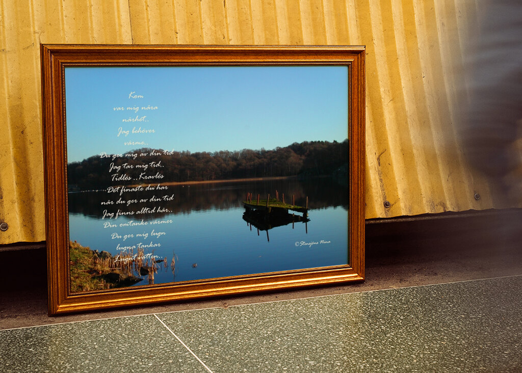 Ruhige Gedanken, ruhiges Wasser