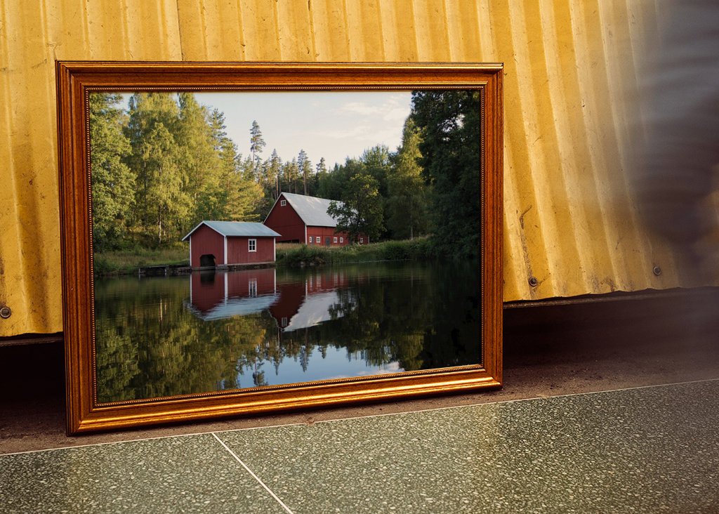 Summer evening at the lake