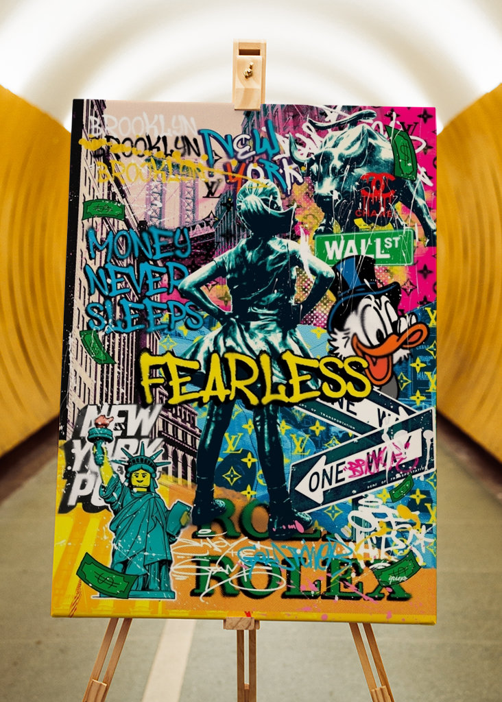 Fearless Girl af Quexo