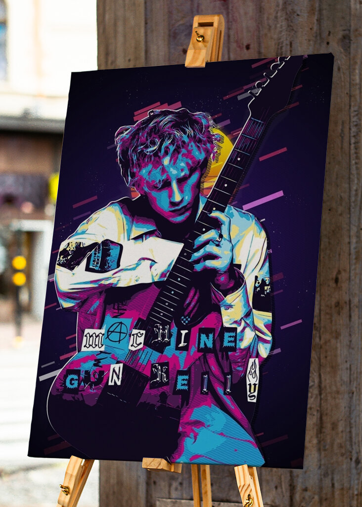 Machine gun kelly posters & prints by RETRO 80S - Printler