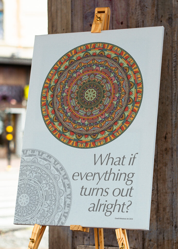 Ein Mandala, das in Ordnung ist