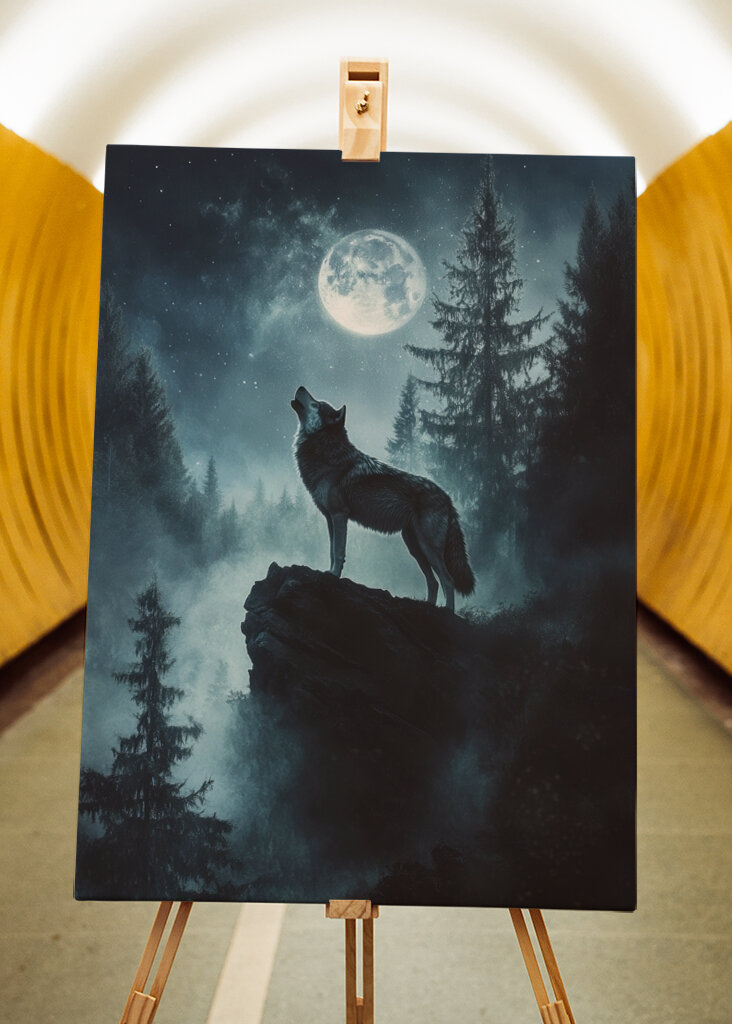 The Wolf's Song to the Moon