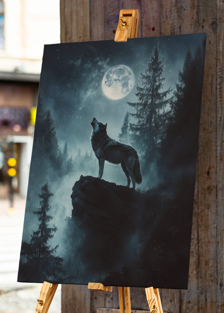 The Wolf's Song to the Moon