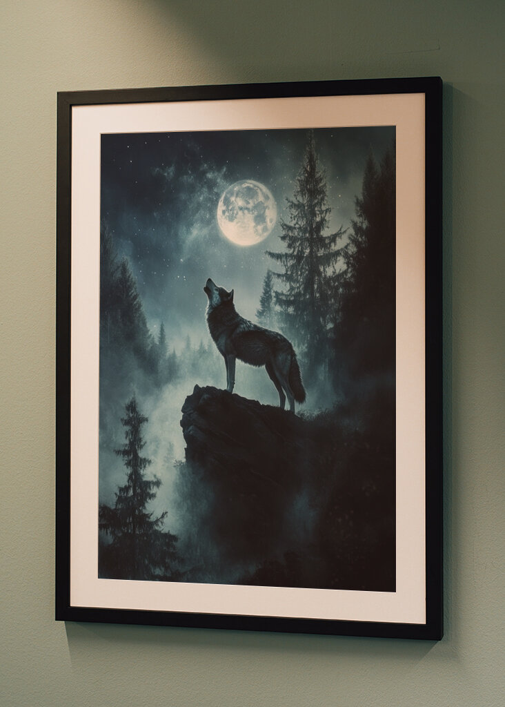 The Wolf's Song to the Moon