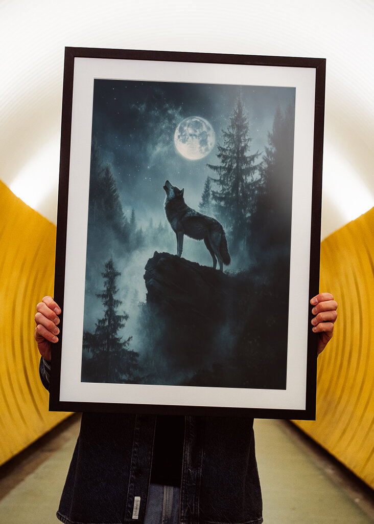 The Wolf's Song to the Moon