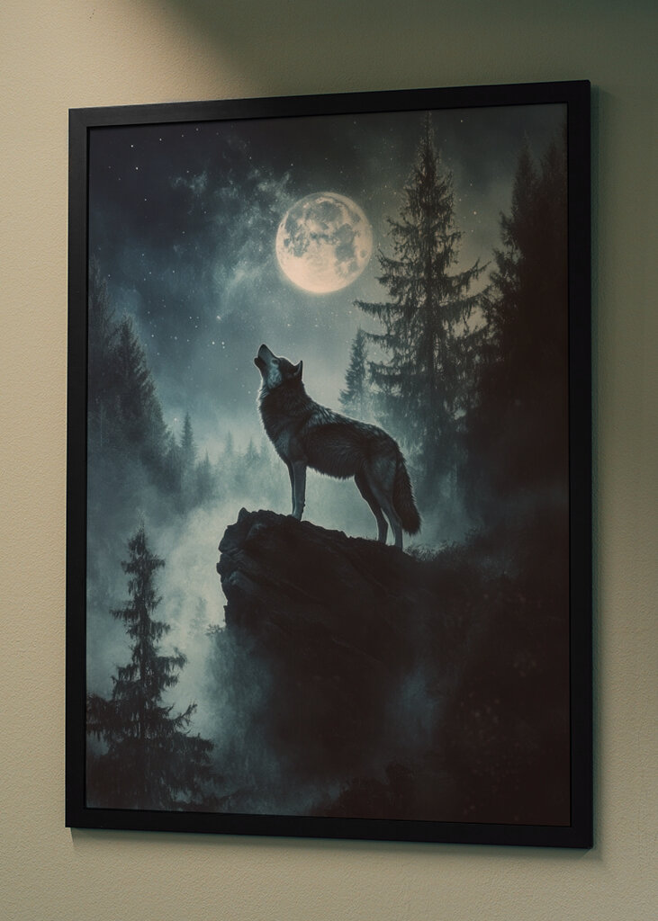 The Wolf's Song to the Moon