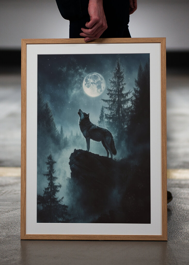 The Wolf's Song to the Moon