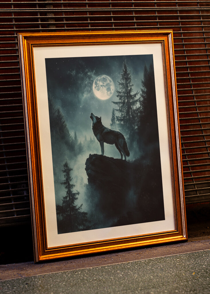 The Wolf's Song to the Moon