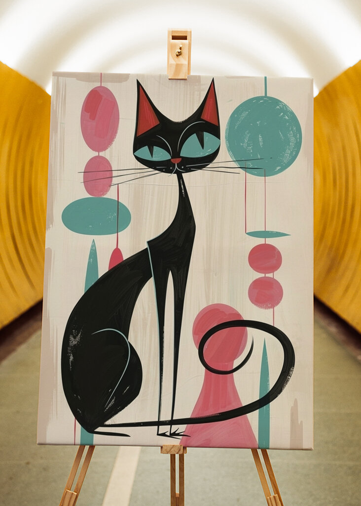 Mid-Century Cat