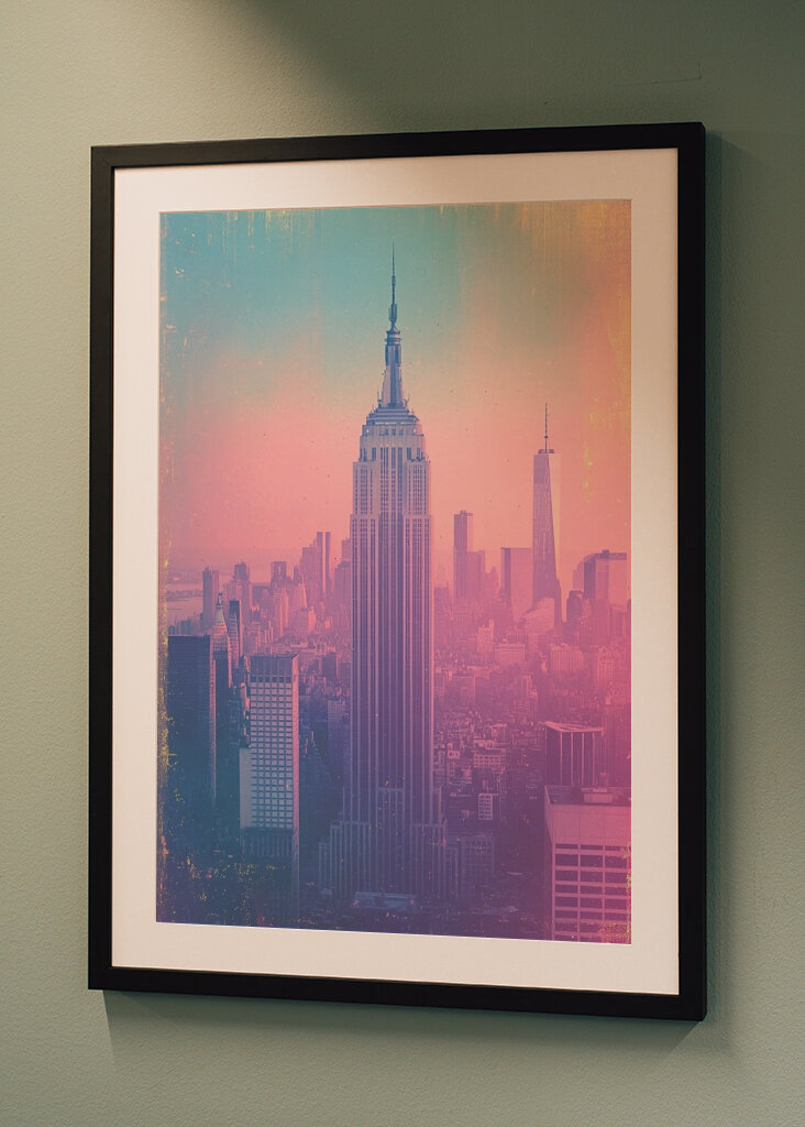 Art Deco New York Skyline