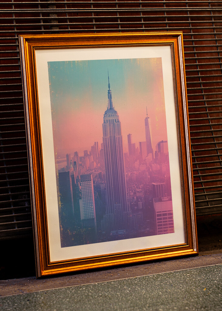 Art Deco New York Skyline