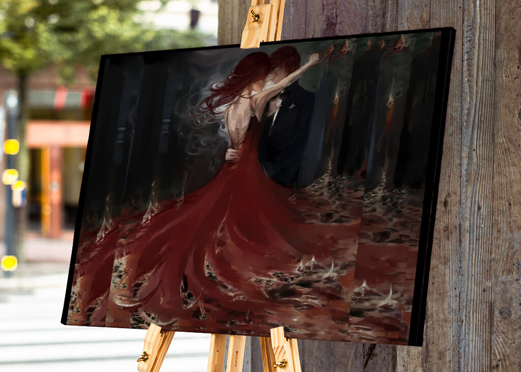 Tańczące płomienie pierwsza wersja